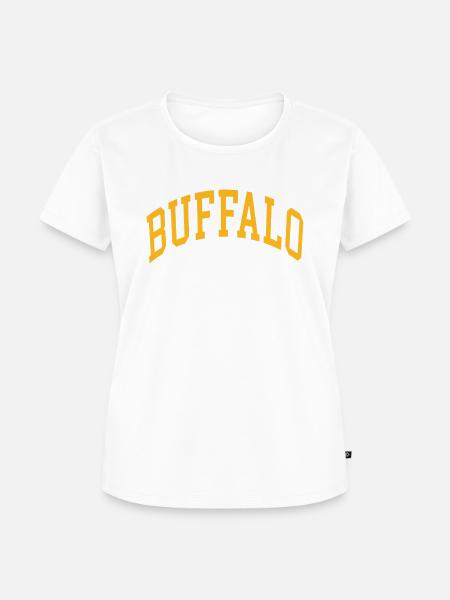 Buffalo - Frauen Premium Bio T-Shirt - Weiß
