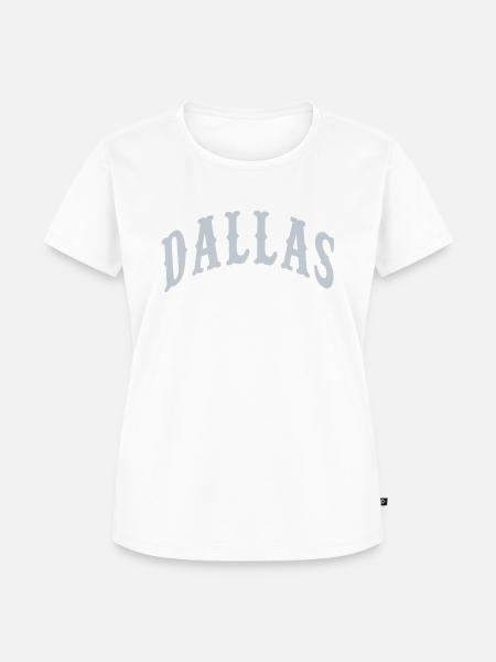 Dallas - Frauen Premium Bio T-Shirt - Weiß