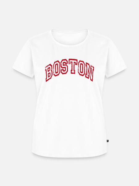 Boston - Frauen Premium Bio T-Shirt - Weiß