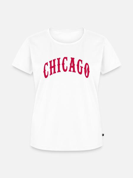 Chicago - Frauen Premium Bio T-Shirt - Weiß
