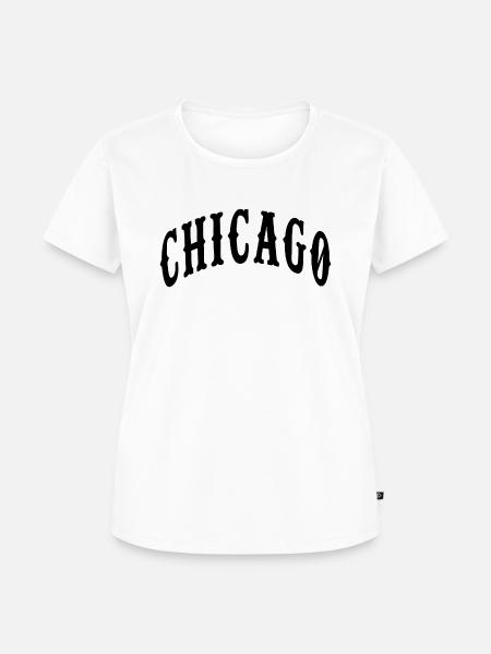 Chicago - Frauen Premium Bio T-Shirt - Weiß
