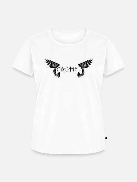 Castiel - Frauen Premium Bio T-Shirt - Weiß