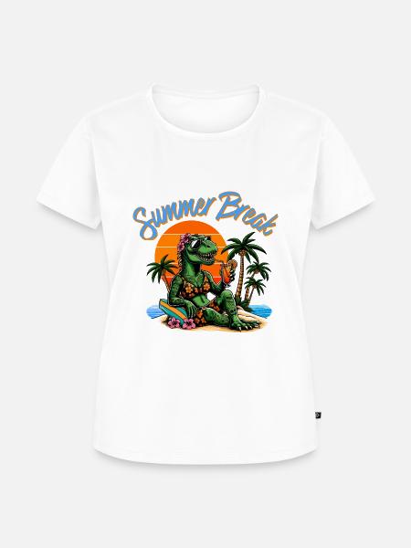 Summer Break 4 - Frauen Premium Bio T-Shirt - Weiß
