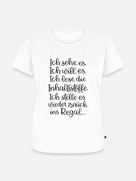 Inhaltsstoffe Nr. 2 - Frauen Premium Bio T-Shirt - Weiß