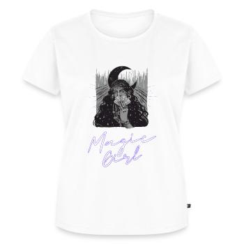 Magic Girl by Pandido - Women's Premium Organic T-shirt - white - Front - AI Model Female 172 dark (172cm)