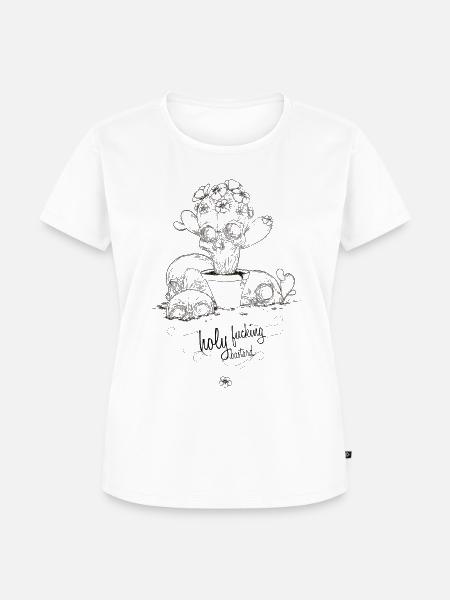 bastard - Frauen Premium Bio T-Shirt - Weiß