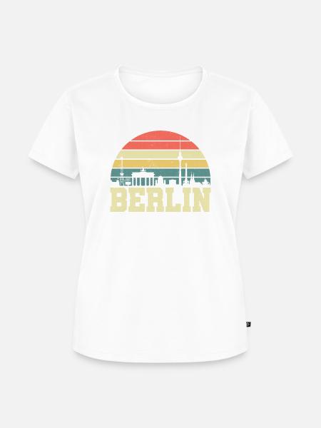 Chemise Berlin Vintage T-shirt Berlin - T-shirt Premium bio Femme - blanc