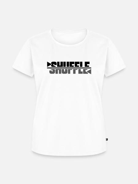 SHUFFLE, GESCHENK - Frauen Premium Bio T-Shirt - Weiß