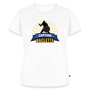 Captain Raclette - Women's Premium Organic T-shirt - white - Front - AI Model Female 172 dark (172cm)