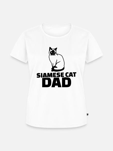 Siamkatze - Frauen Premium Bio T-Shirt - Weiß