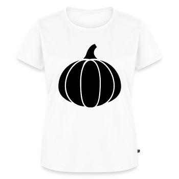 Citrouille 27 - T-shirt Premium bio Femme - blanc - Devant - AI Model Female 172 dark (172cm)