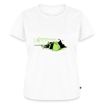 Carp Maniac - Frauen Premium Bio T-Shirt - Weiß - Vorne - AI Model Female 172 dark (172cm)