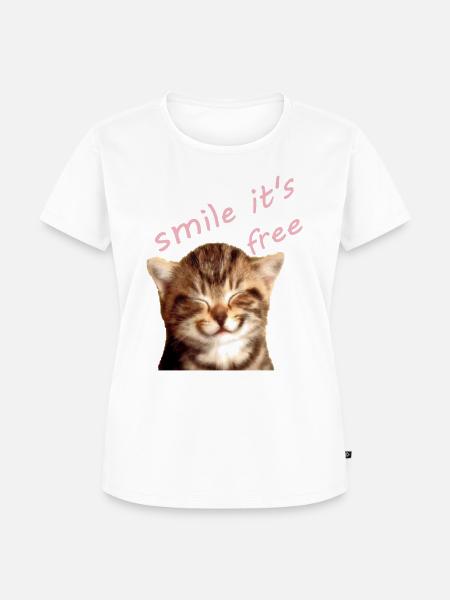 ein Kätzchen - Frauen Premium Bio T-Shirt - Weiß