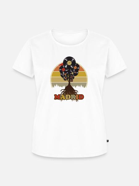 Madrid - Frauen Premium Bio T-Shirt - Weiß
