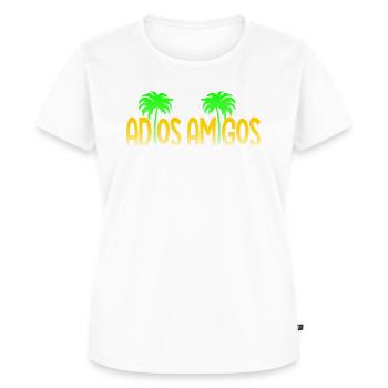 Adios Amigos - T-shirt Premium bio Femme - blanc - Devant - AI Model Female 172 dark (172cm)