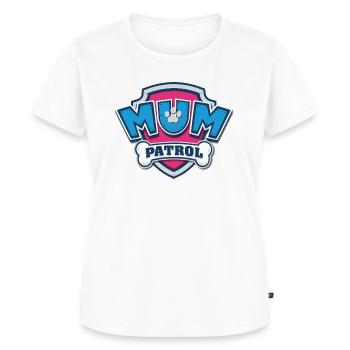 Paw Patrol Mum Patrol Mama - Frauen Premium Bio T-Shirt - Weiß - Vorne - AI Model Female 172 dark (172cm)