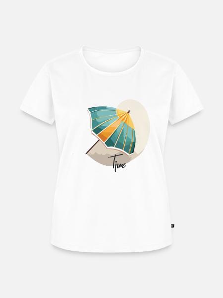 Time for myself - Frauen Premium Bio T-Shirt - Weiß