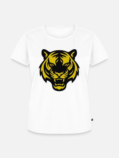 tiger - Frauen Premium Bio T-Shirt - Weiß