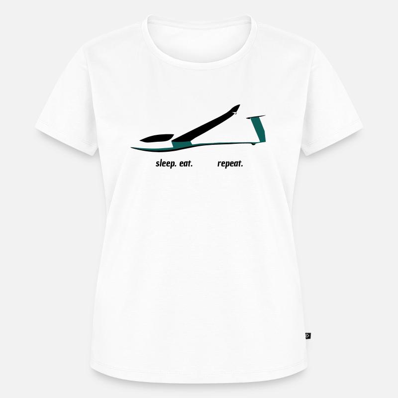Glider Gliding Glider Glider Pilot Pilot - Women's Premium Organic T-shirt - white