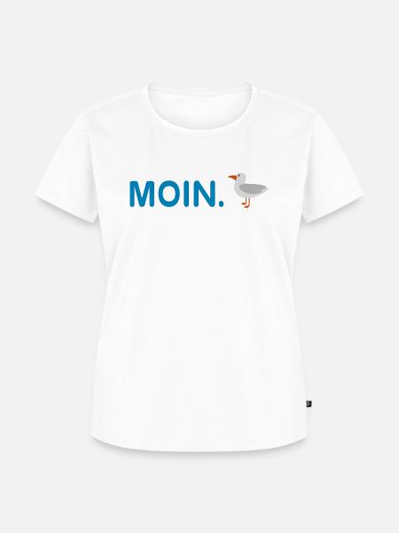 Moin Hamburch! - Frauen Premium Bio T-Shirt - Weiß