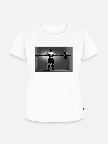 Weight training - Frauen Premium Bio T-Shirt - Weiß