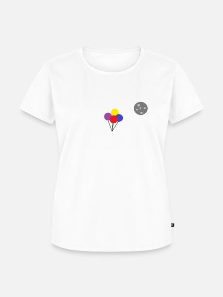 ballon - Frauen Premium Bio T-Shirt - Weiß
