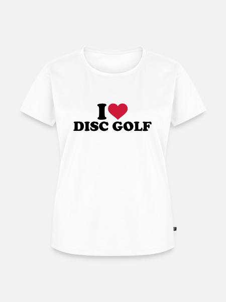 Disc golf - Frauen Premium Bio T-Shirt - Weiß