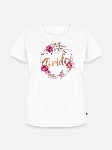 Bride JGA - Frauen Premium Bio T-Shirt - Weiß