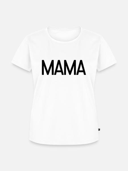 MAMA - Frauen Premium Bio T-Shirt - Weiß