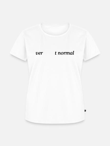 verDARMt normal - Frauen Premium Bio T-Shirt - Weiß