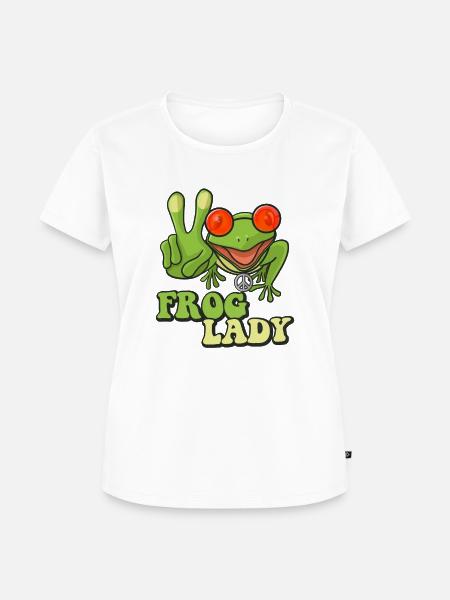 Frog Lady - Frauen Premium Bio T-Shirt -