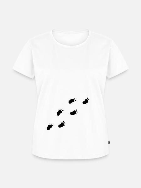 Babyfüße - Frauen Premium Bio T-Shirt - Weiß