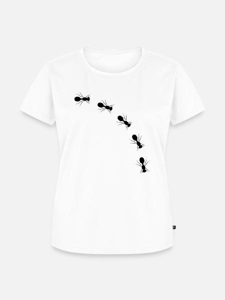 Ameise - Frauen Premium Bio T-Shirt - Weiß