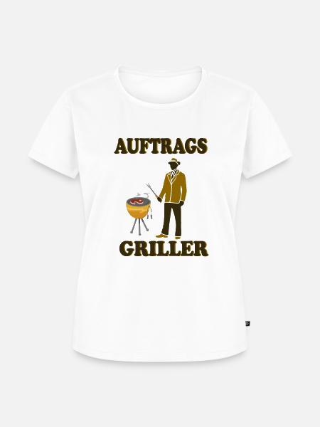 Auftragsgriller - Frauen Premium Bio T-Shirt - Weiß