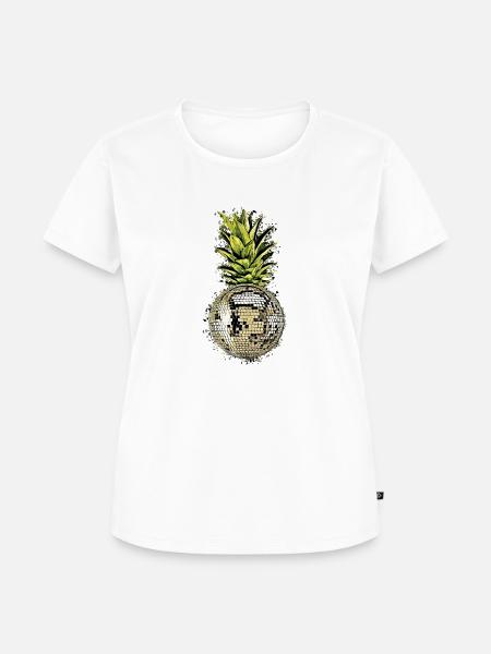 Disco - Frauen Premium Bio T-Shirt - Weiß