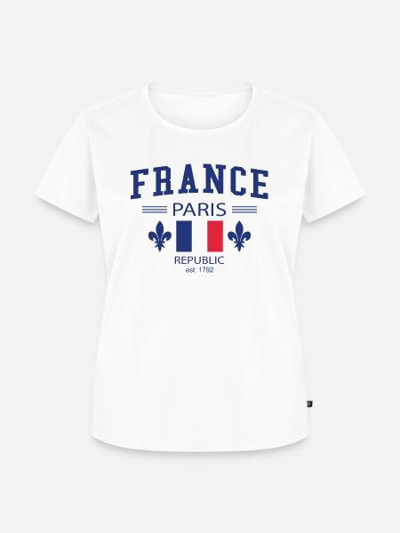 France - Frauen Premium Bio T-Shirt - Weiß