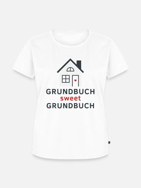 Grundbuch sweet Grundbuch - Frauen Premium Bio T-Shirt - Weiß