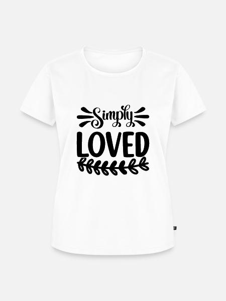 Simply Loved - Frauen Premium Bio T-Shirt - Weiß