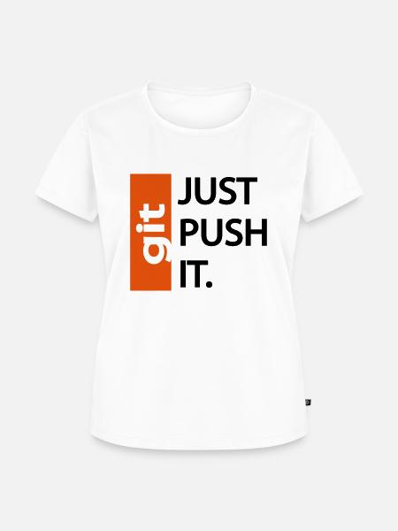 Git Pull - Frauen Premium Bio T-Shirt - Weiß
