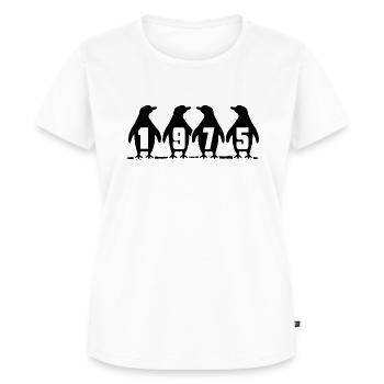 1975 geburtstag eisbader jubiläum winterschwimmer - Frauen Premium Bio T-Shirt - Weiß - Vorne - AI Model Female 172 dark (172cm)
