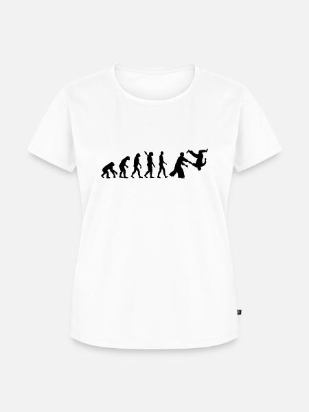 Aikido - Frauen Premium Bio T-Shirt - Weiß