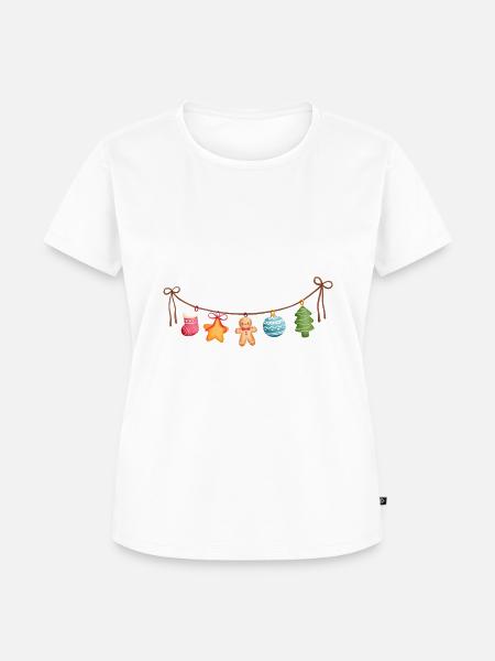 Merry Christmas - Frauen Premium Bio T-Shirt - Weiß