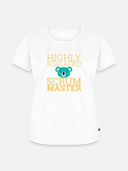 "Scrum Master Koalafied | "Scrum Master"" - Frauen Premium Bio T-Shirt - 