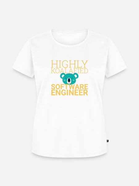 "Software Engineer Koalafied | Programming" - Frauen Premium Bio T-Shirt - 