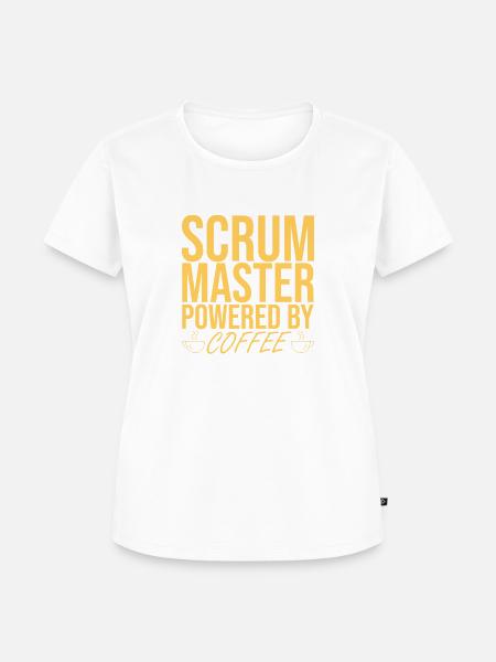 "Scrum Master Coffee | "Scrum Master"" - Frauen Premium Bio T-Shirt -