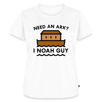 Need An Ark? I Noah Guy - Women's Premium Organic T-shirt - white - Front - AI Model Female 172 dark (172cm)
