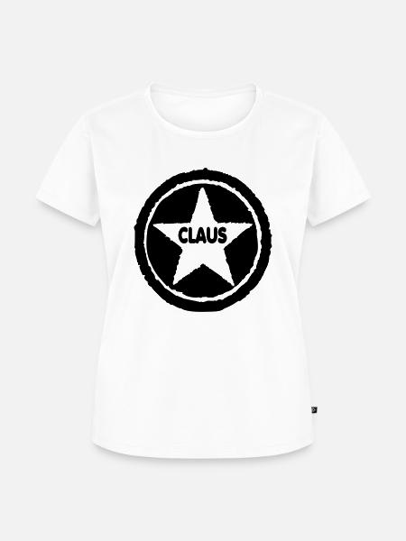 Claus - Frauen Premium Bio T-Shirt - Weiß