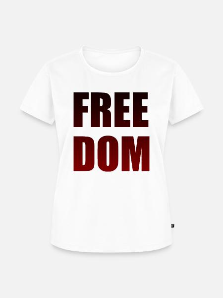 FREEDOM - Frauen Premium Bio T-Shirt - Weiß