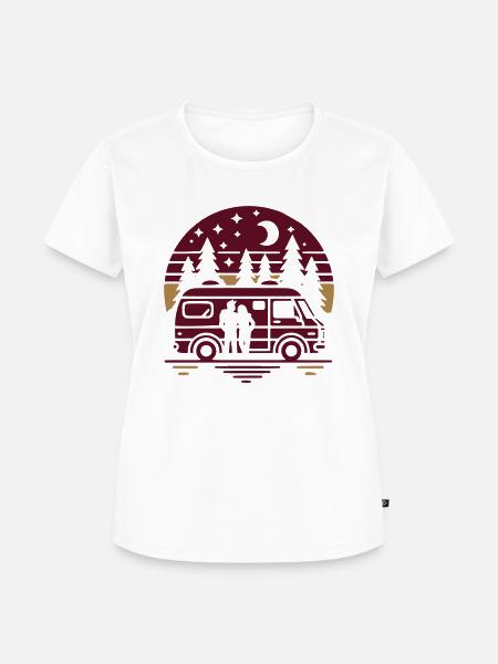 Vanlife - Frauen Premium Bio T-Shirt - Weiß