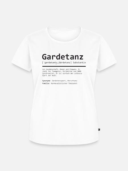 Gardetanz | Definition | Grammatik - Frauen Premium Bio T-Shirt - Weiß